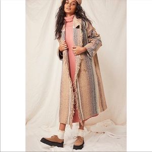 Brand new without tags, Free People boho style long coat.